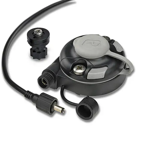 E Series 12V 3amp DC Inlet StarPort Black