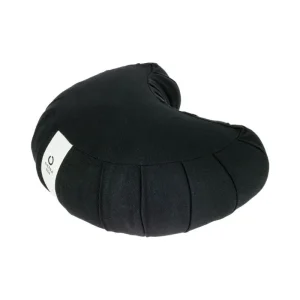 Zafu meia lua com sumaúma - Preto