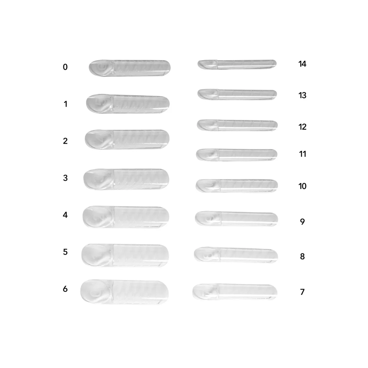 Caixa de Moldes F1/Dual Forms - Easy French Oval 150 un. - Image 5