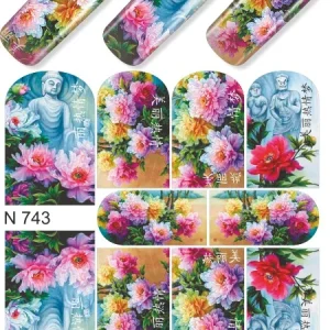 Fashion Slider Flowers Details N743