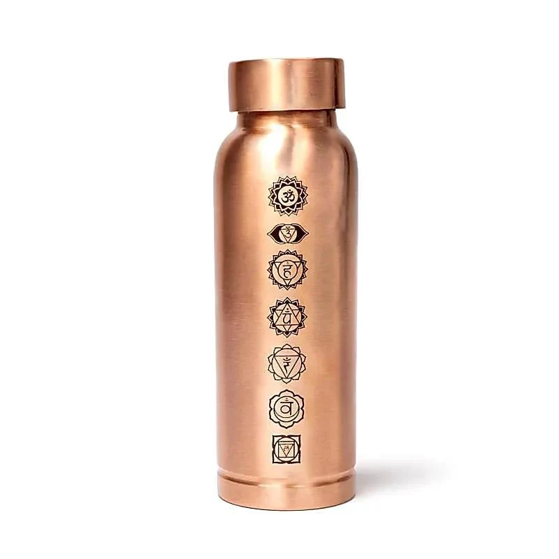 Garrafa de água em Cobre 500 ml - 7 Chakras