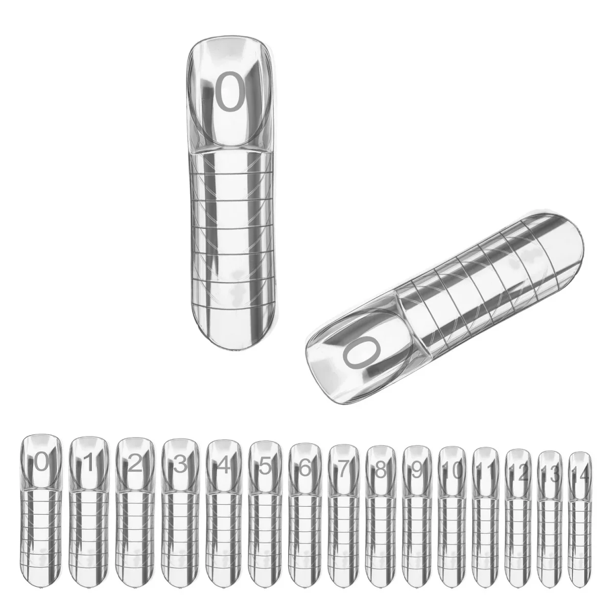 Caixa de Moldes F1/Dual Forms - Easy French Oval 150 un. - Image 7