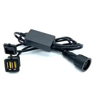 Adaptador duplo USB PoweryMax para PX5,PX10 e PX25 (ø terminal: 13,50mm)