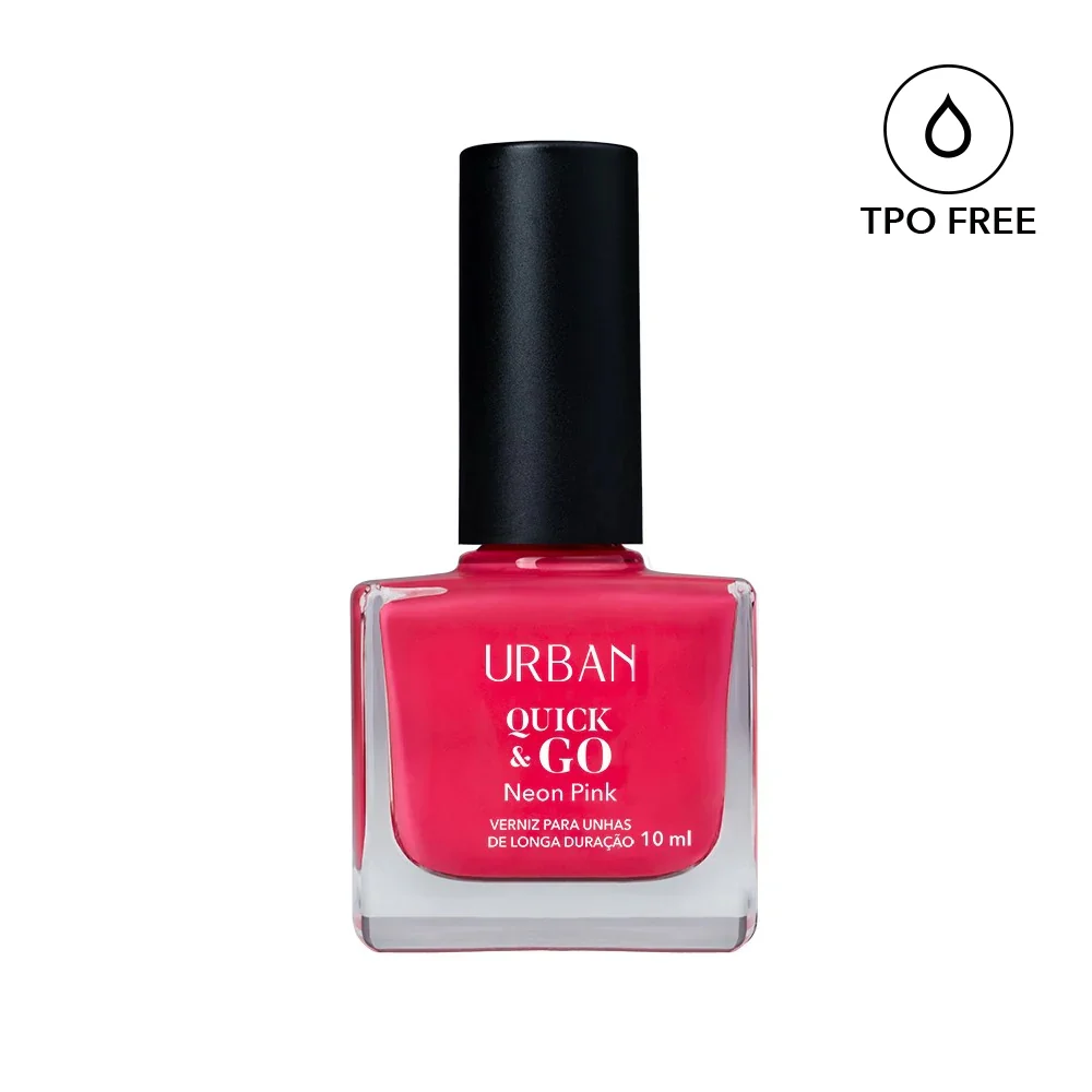 Verniz para Unhas Quick & GO Neon Pink 10ml - Image 2