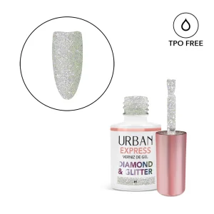 Verniz Gel Express Diamond & Glitter #1 6ml