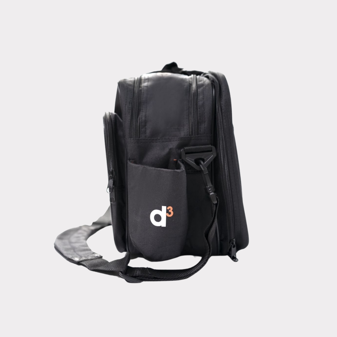 Bolsa de atendimento em campo media nylon preta - Image 3