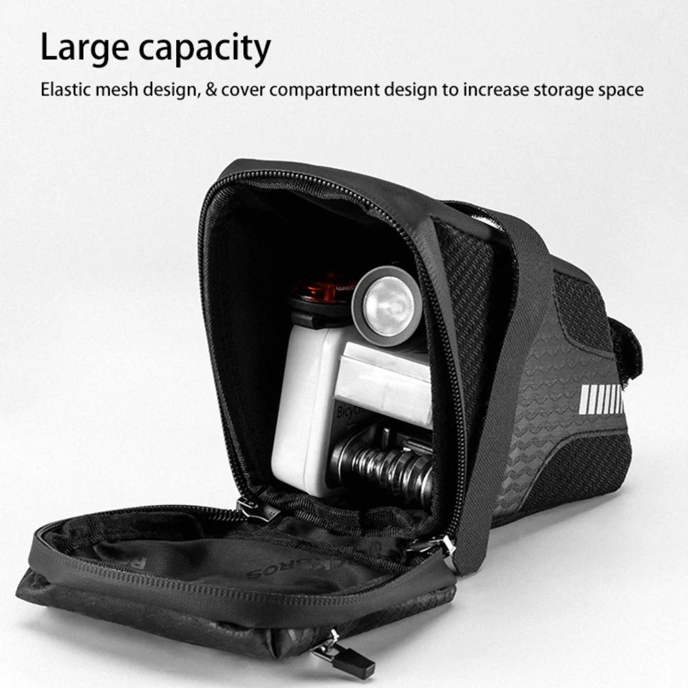 Bolsa de Selim para Bicicleta – Rockbros C29-BK - Image 7