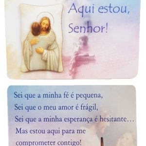 Placa Abraço do Pai c/ pagela [2911/J48]